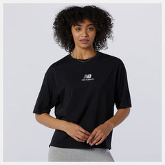 Black NB Athletics Collide Short Sleeve Tee New Balance Clothing