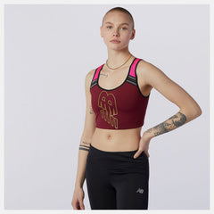 Garnet Achiever Crop Top New Balance Clothing