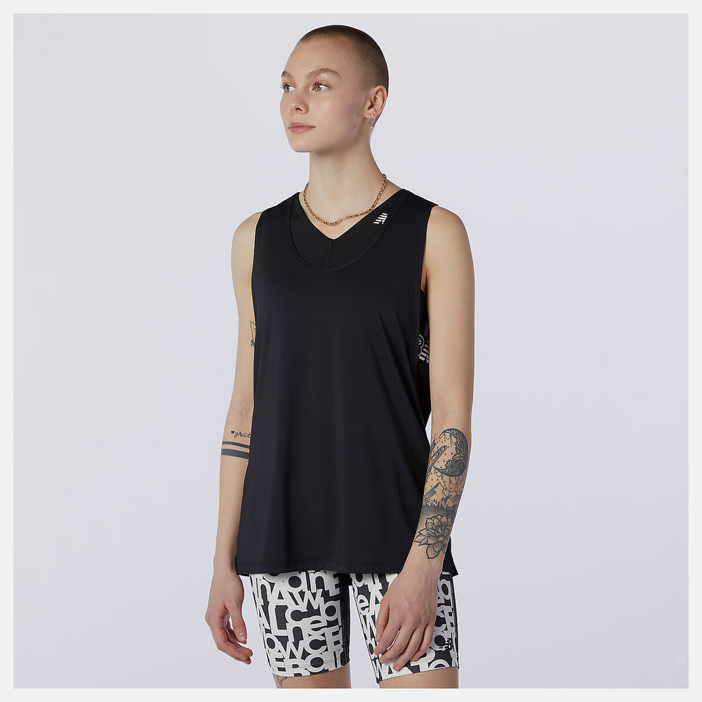 Black Relentless Sweat Tank New Balance Clothing