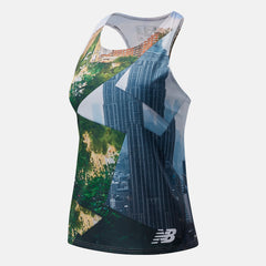 Multi Color NYC Marathon Printed Singlet New Balance Clothing
