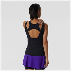 Black Tournament Keyhole Tank New Balance Clothing