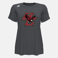 Dark Heather NB Short Sleeve Tech Tee(Boston College) New Balance Clothing