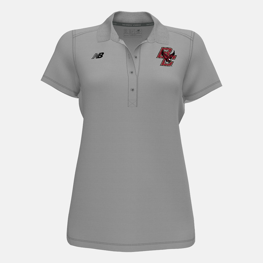 Light Grey Tech Polo(Boston College) New Balance Clothing