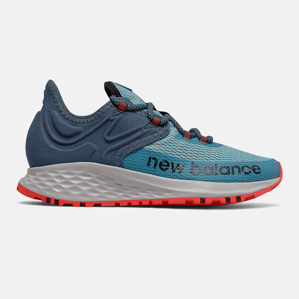 Wax Blue/Stone Blue and Toro Red Fresh Foam Roav Trail New Balance Shoes