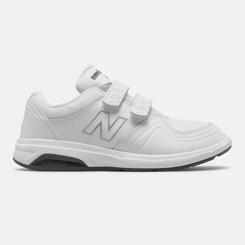 White Hook and Loop 813 New Balance Shoes