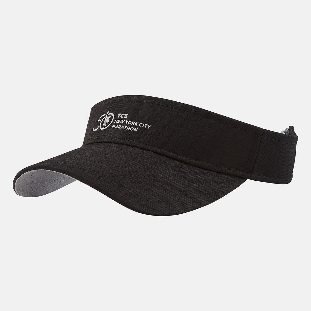Black NYC Marathon Performance Visor New Balance Accessories