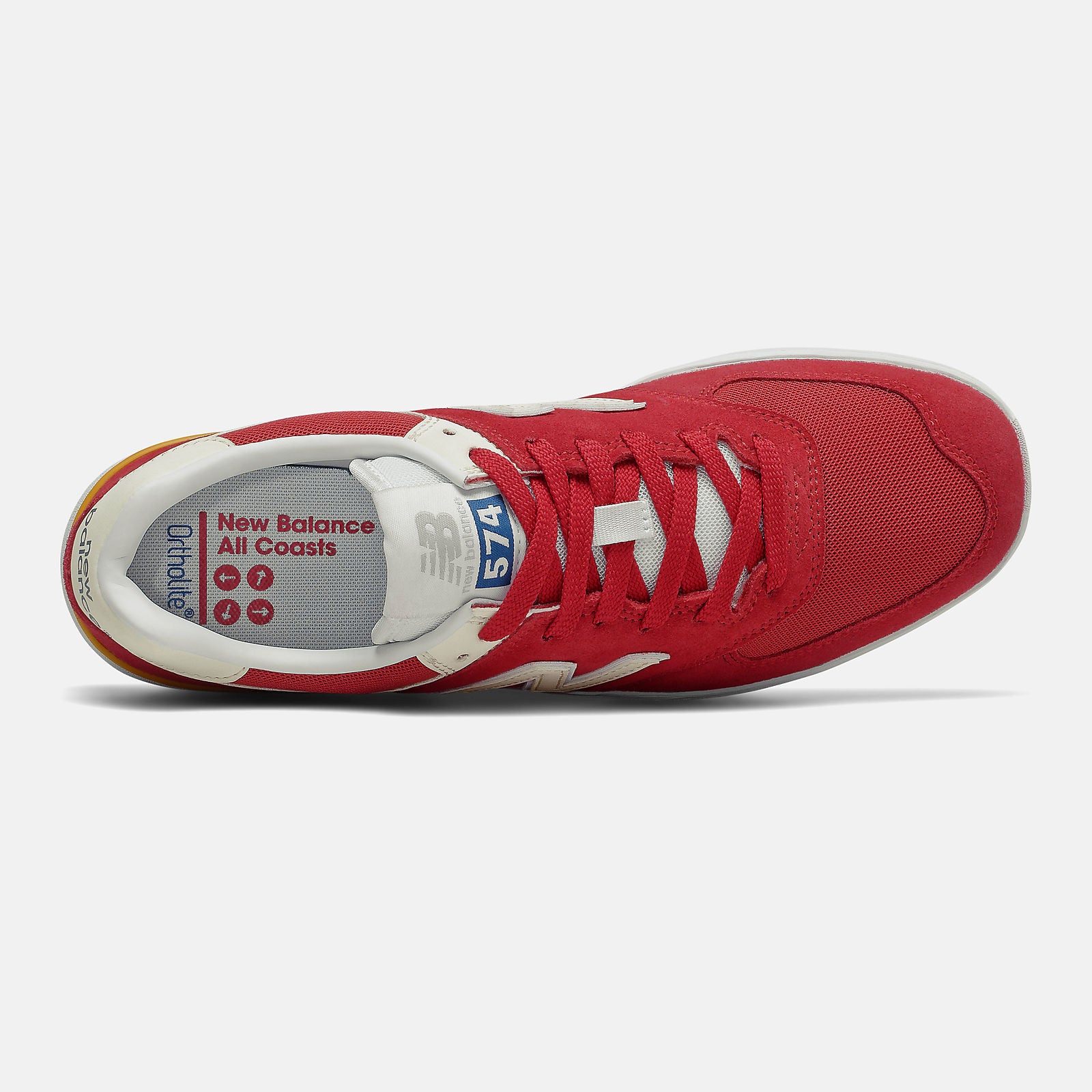 Red/White New Balance All Coasts AM574 New Balance Shoes
