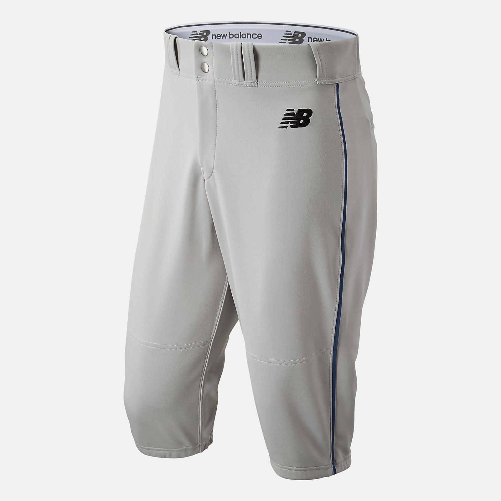 Grey/Navy Adversary 2 Baseball Piped Knicker Athletic New Balance Clothing