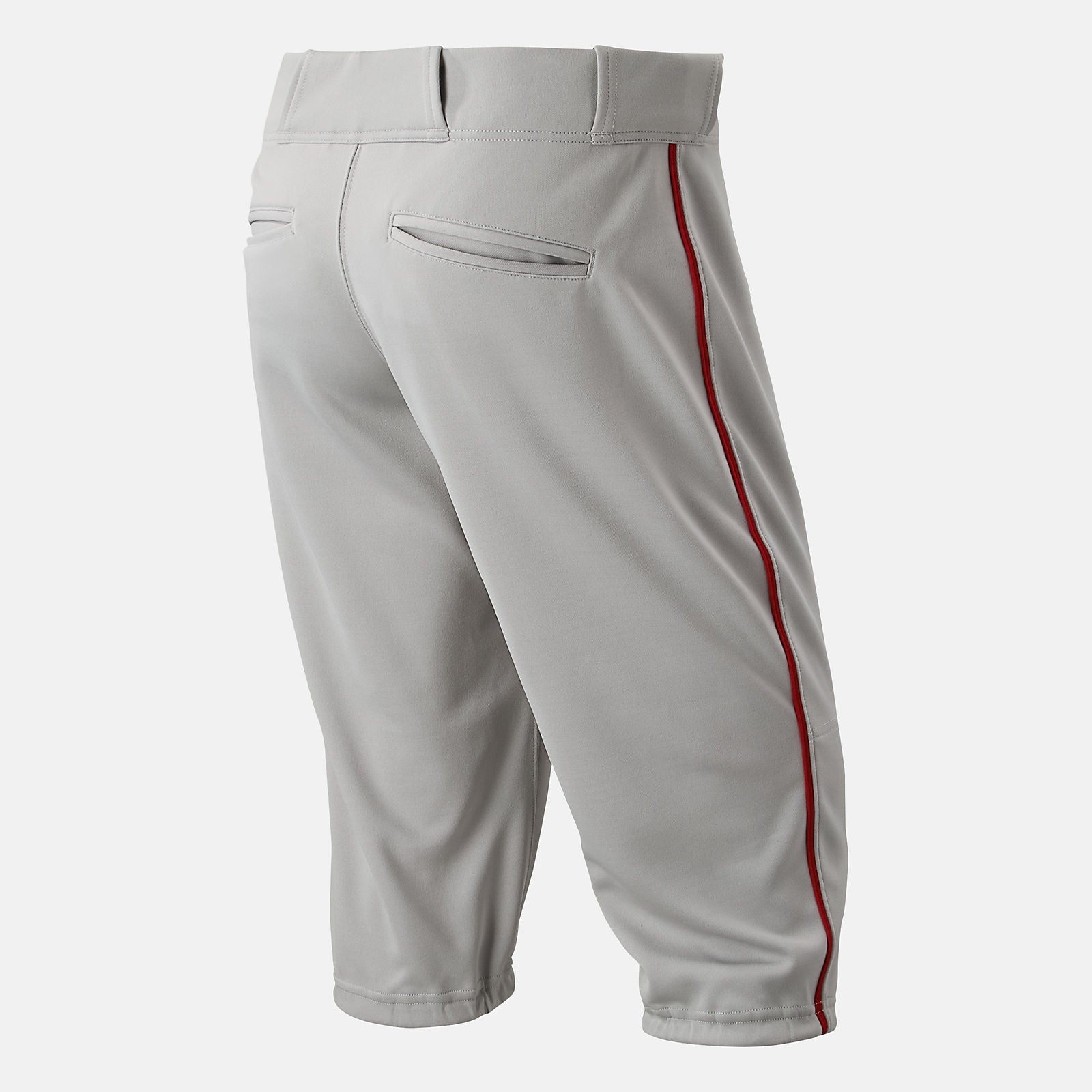 Grey/Red Adversary 2 Baseball Piped Knicker Athletic New Balance Clothing
