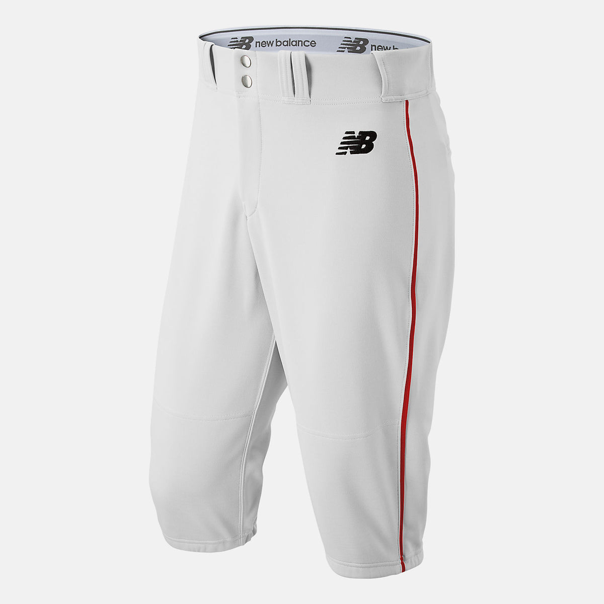 White/Red Adversary 2 Baseball Piped Knicker Athletic New Balance Clothing