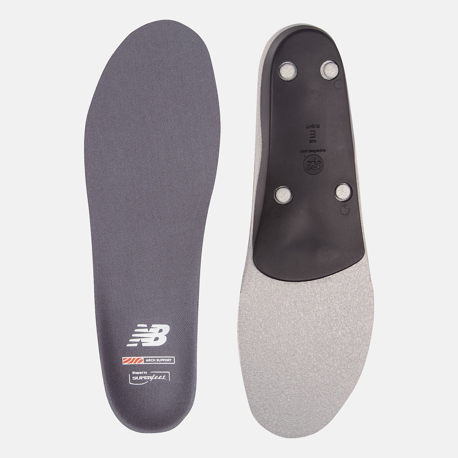 Light Grey/Black Casual Arch Support Insole New Balance Accessories