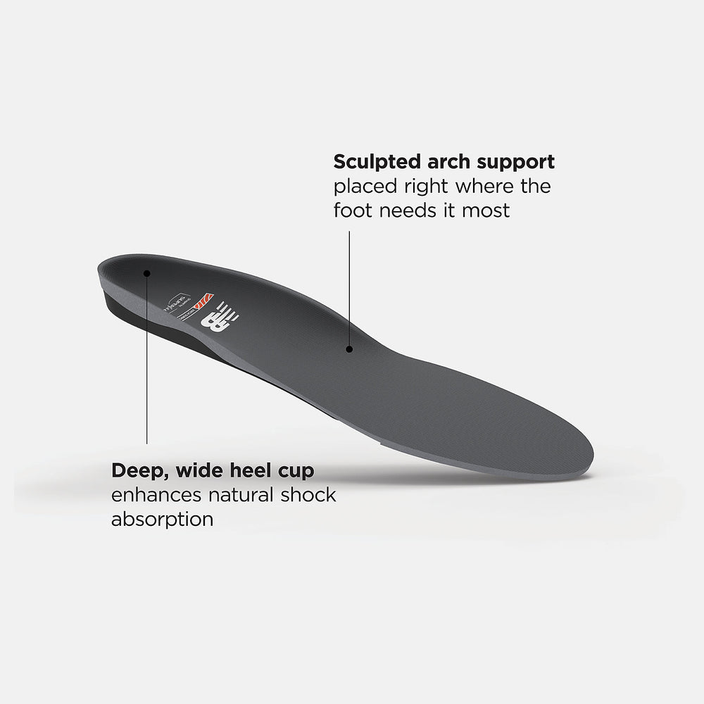 Light Grey/Black Casual Arch Support Insole New Balance Accessories