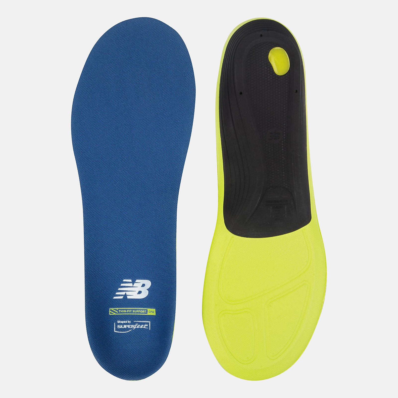 Hi Lite/Black and Blue Running Thin-Fit Cushion CFX Insole New Balance Accessories
