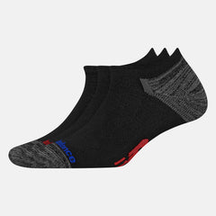 Team Red Heather Strategic Cushion No Show Socks 3 Pack New Balance Accessories