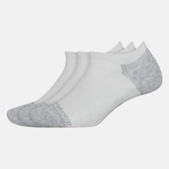 White Strategic Cushion No Show Socks 3 Pack New Balance Accessories