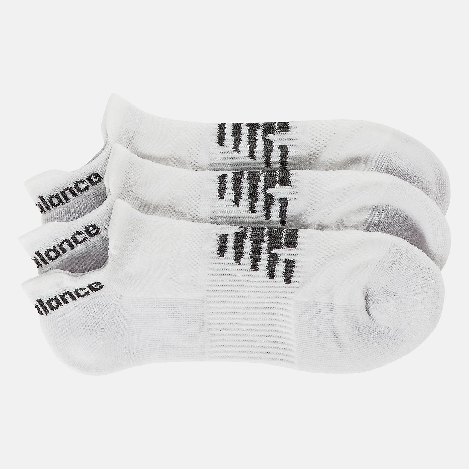 White Strategic Cushion Low-Cut Tab Socks 3 Packs New Balance Accessories