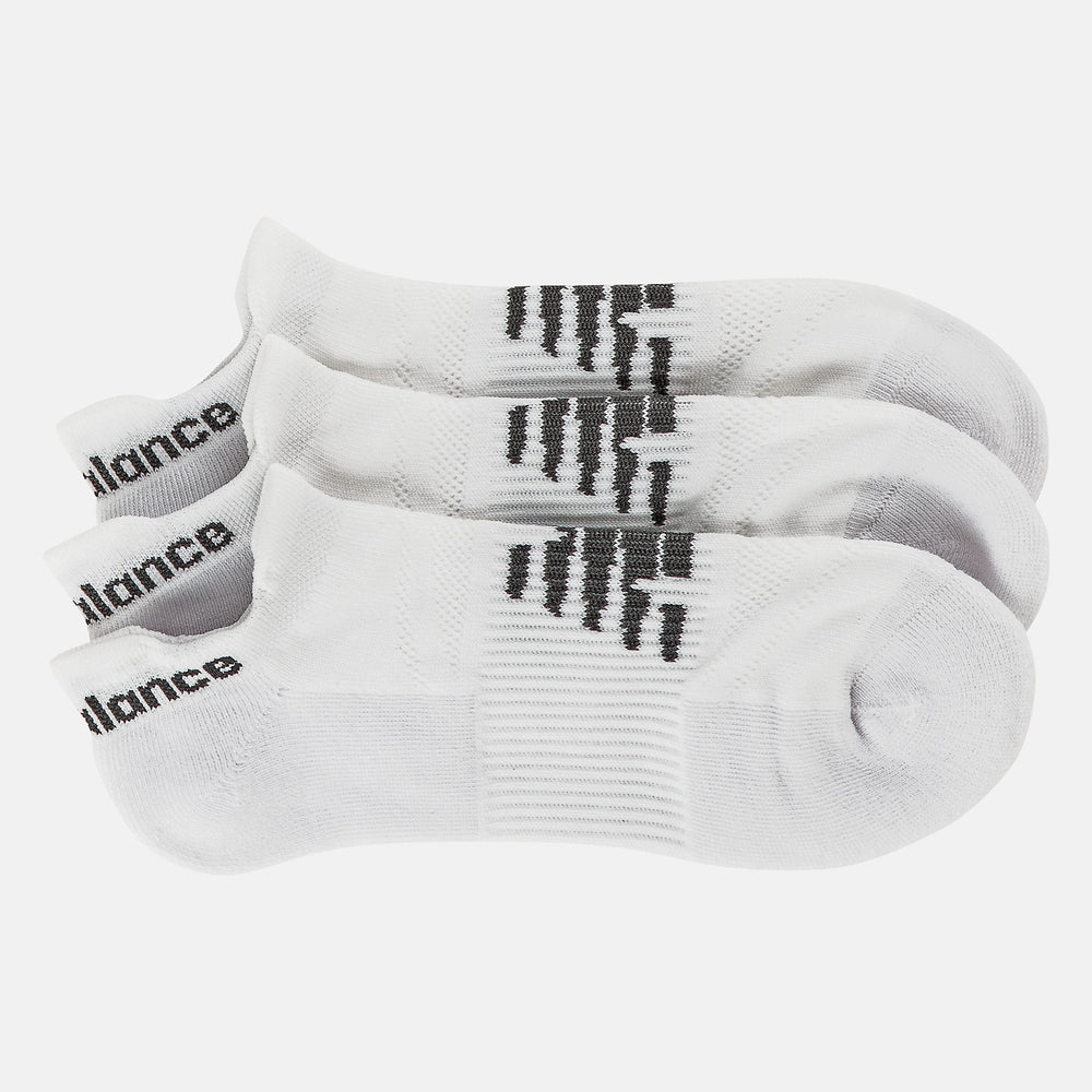 White Strategic Cushion Low-Cut Tab Socks 3 Packs New Balance Accessories