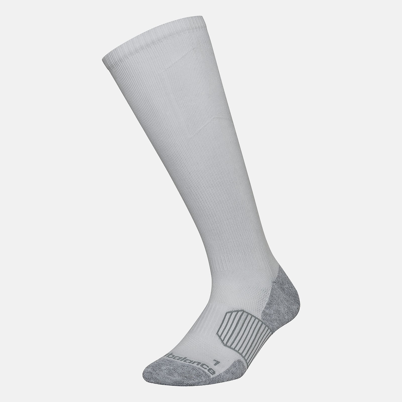 White Strategic Cushion OTC Sock 1 Pair New Balance Accessories
