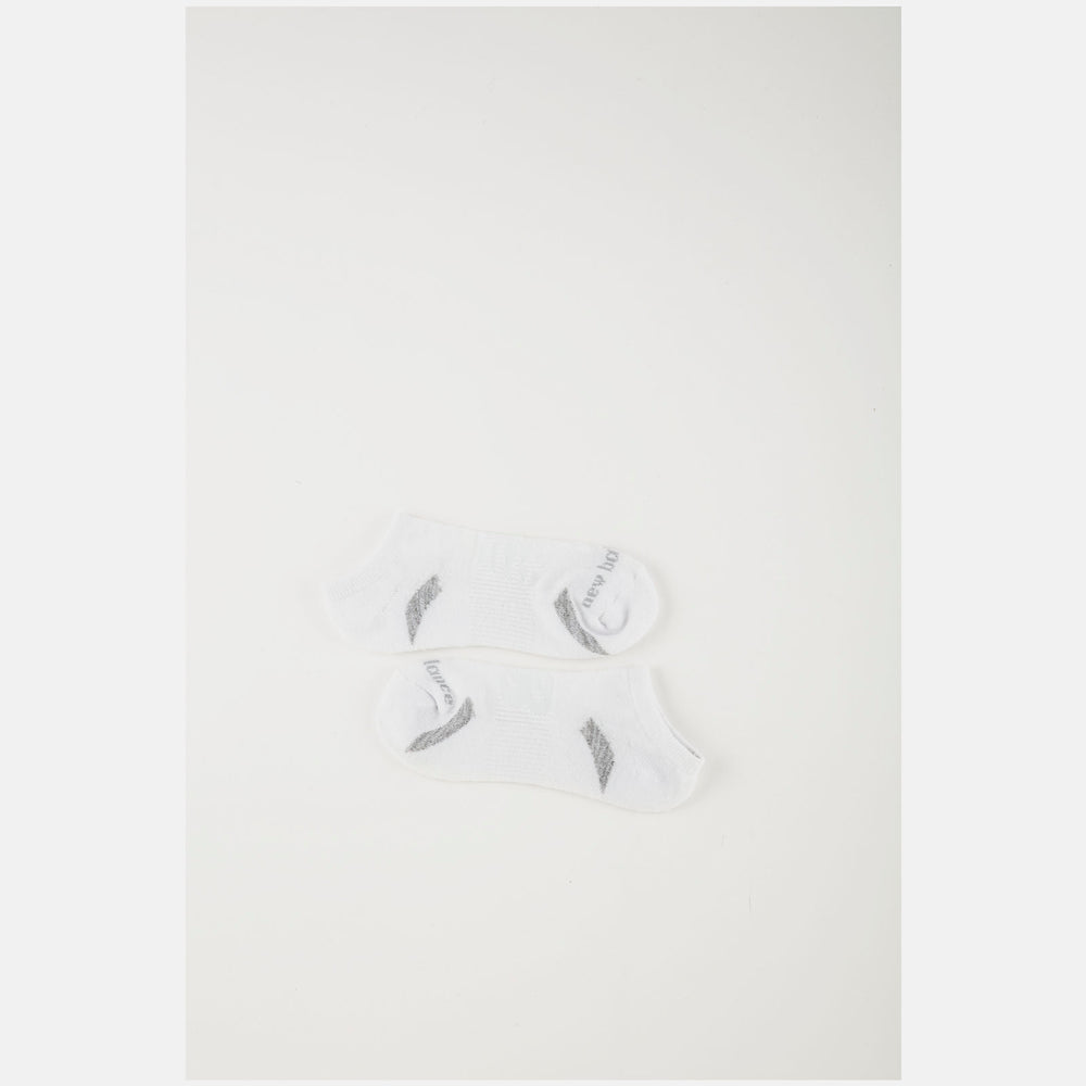 White Performance Cushion No Show Socks 3 Pack New Balance Accessories