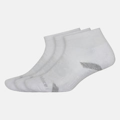 White Performance Cushion Quarter Socks 3 Pack New Balance Accessories