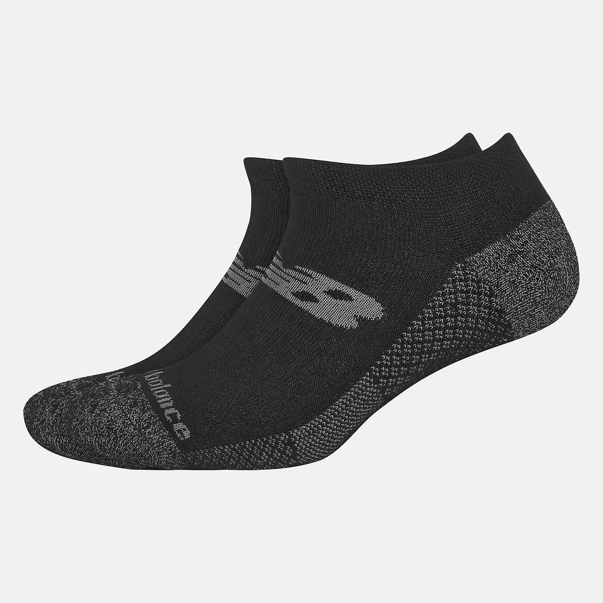 Black Cooling Cushion Performance No Show Socks 2 Pair New Balance Accessories