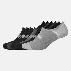 Black No Show Liner Socks 6 Pack New Balance Accessories