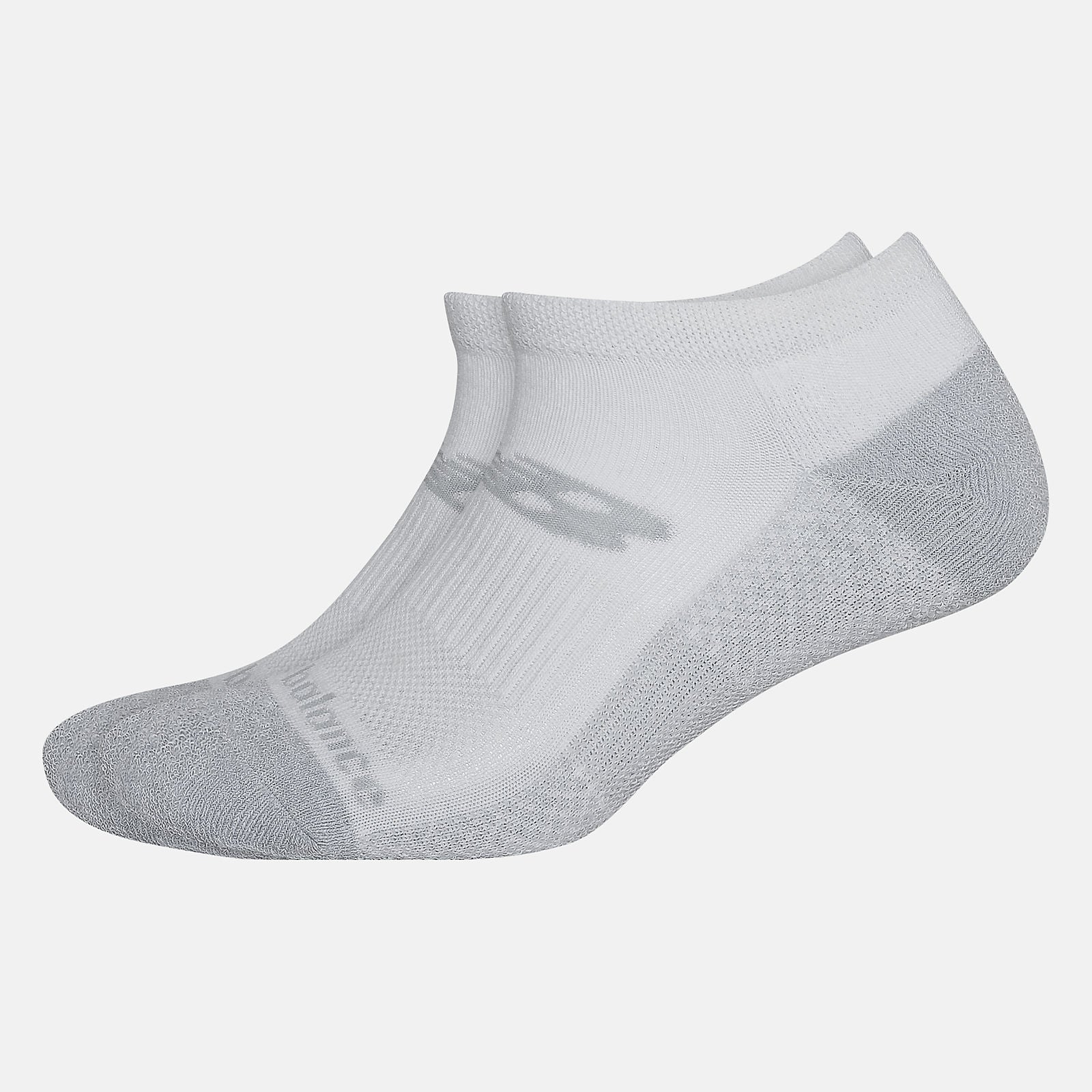 White Cooling Cushion Performance Lowcut Socks 2 Pair New Balance Accessories