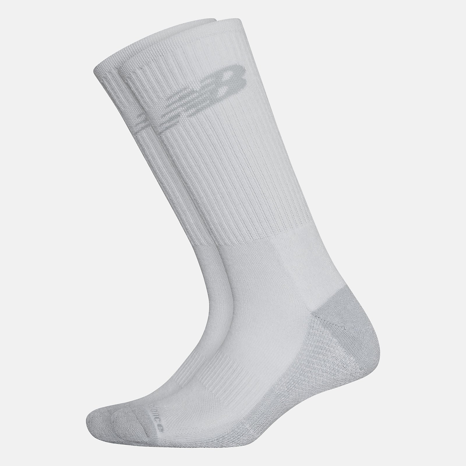 White Cooling Cushion Performance Crew Socks 2 Pair New Balance Accessories