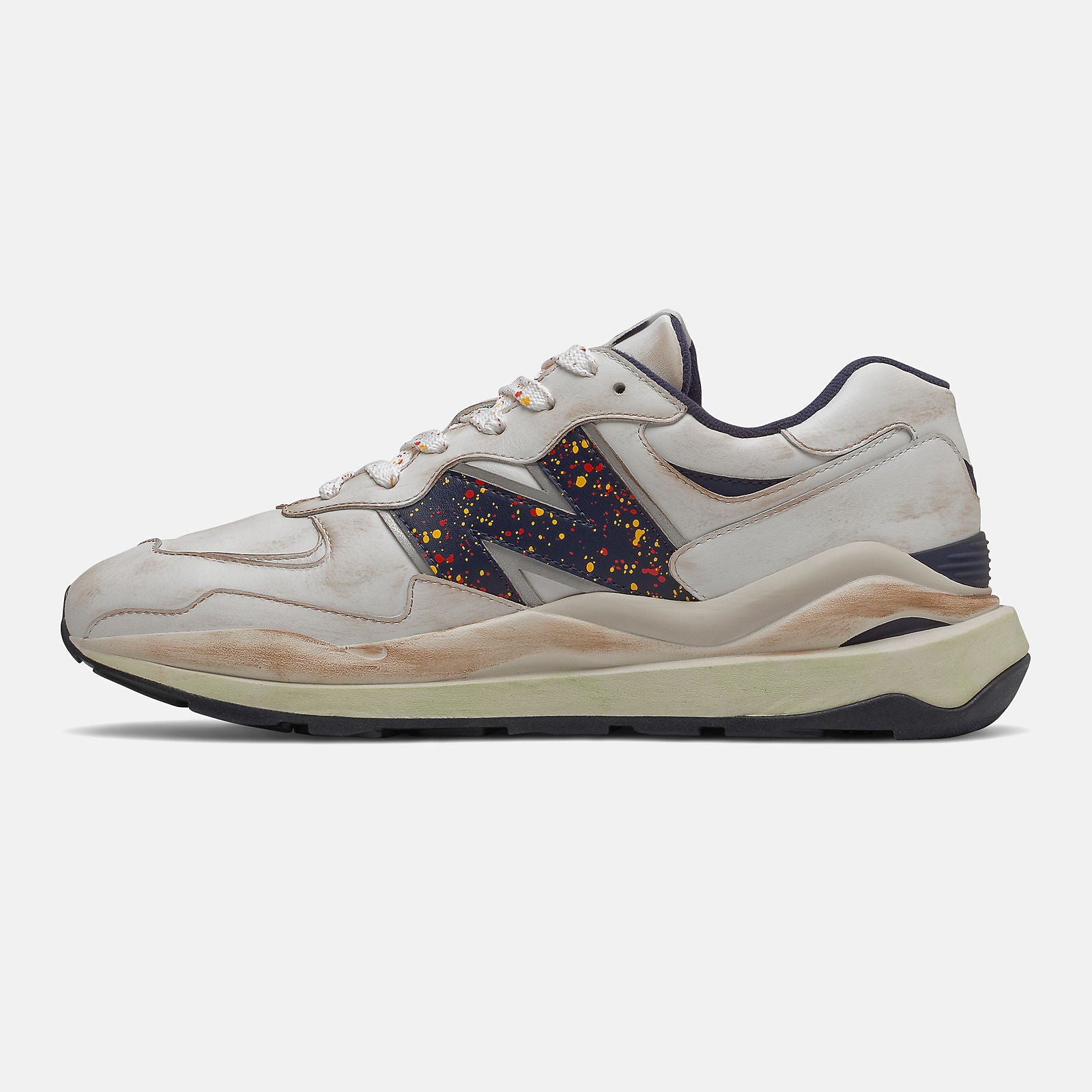 White/Natural Indigo 57/40 New Balance Shoes