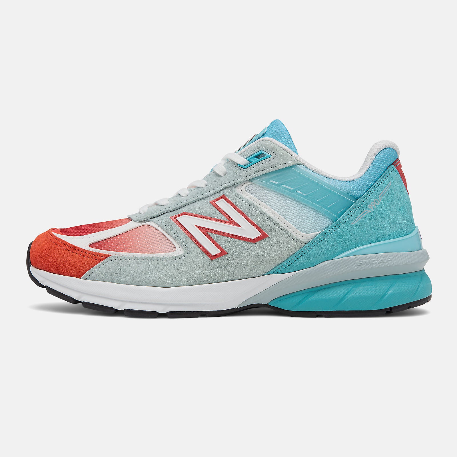 Red/White Made IN US 990v5 New Balance Shoes
