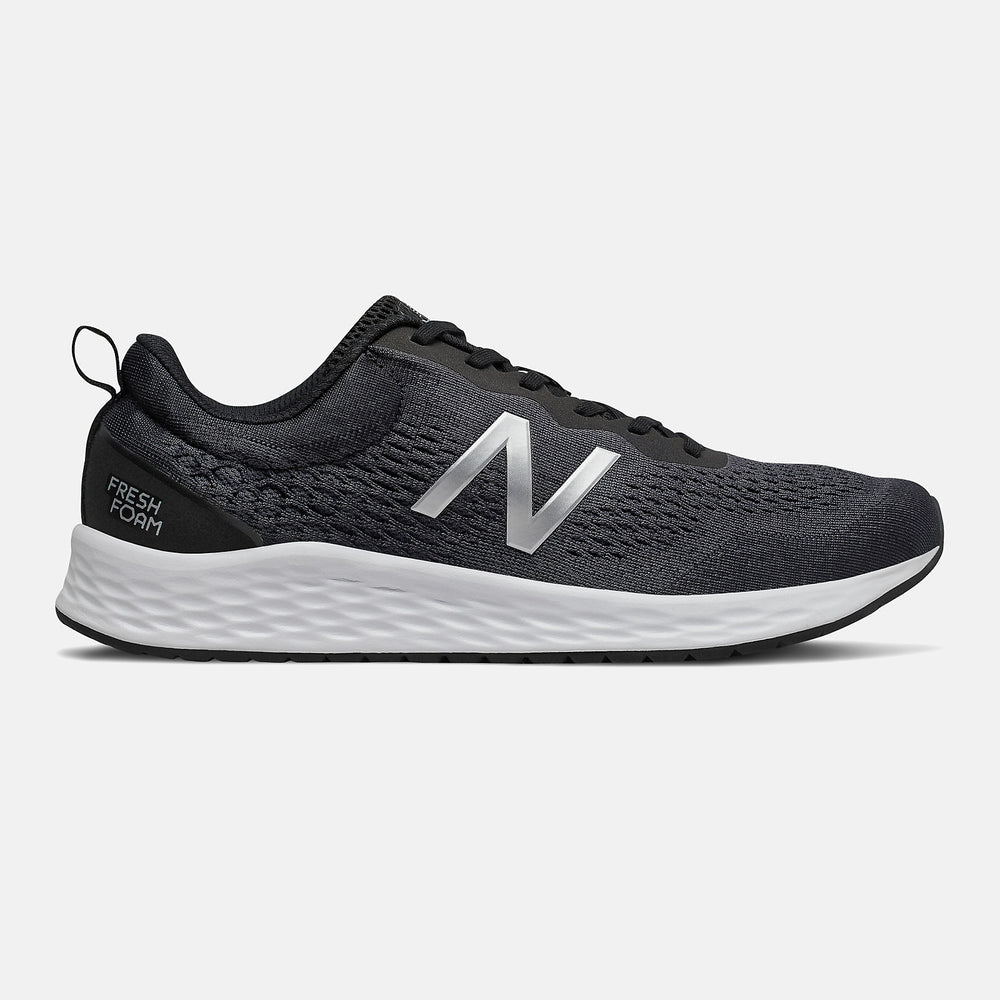 Black/Orca and Silver Metallic Fresh Foam Arishi v3 New Balance Shoes