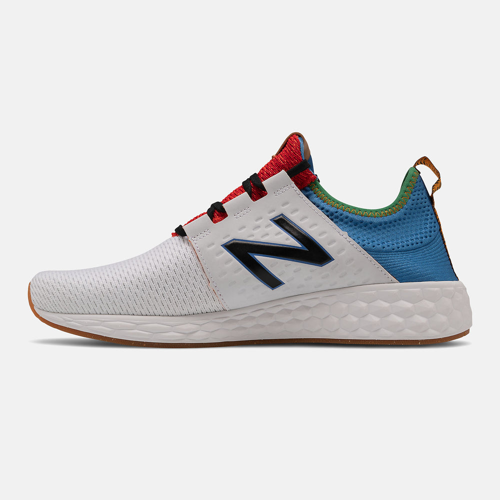 White/Faded Cobalt Fresh Foam Cruzv1 Reissue New Balance Shoes