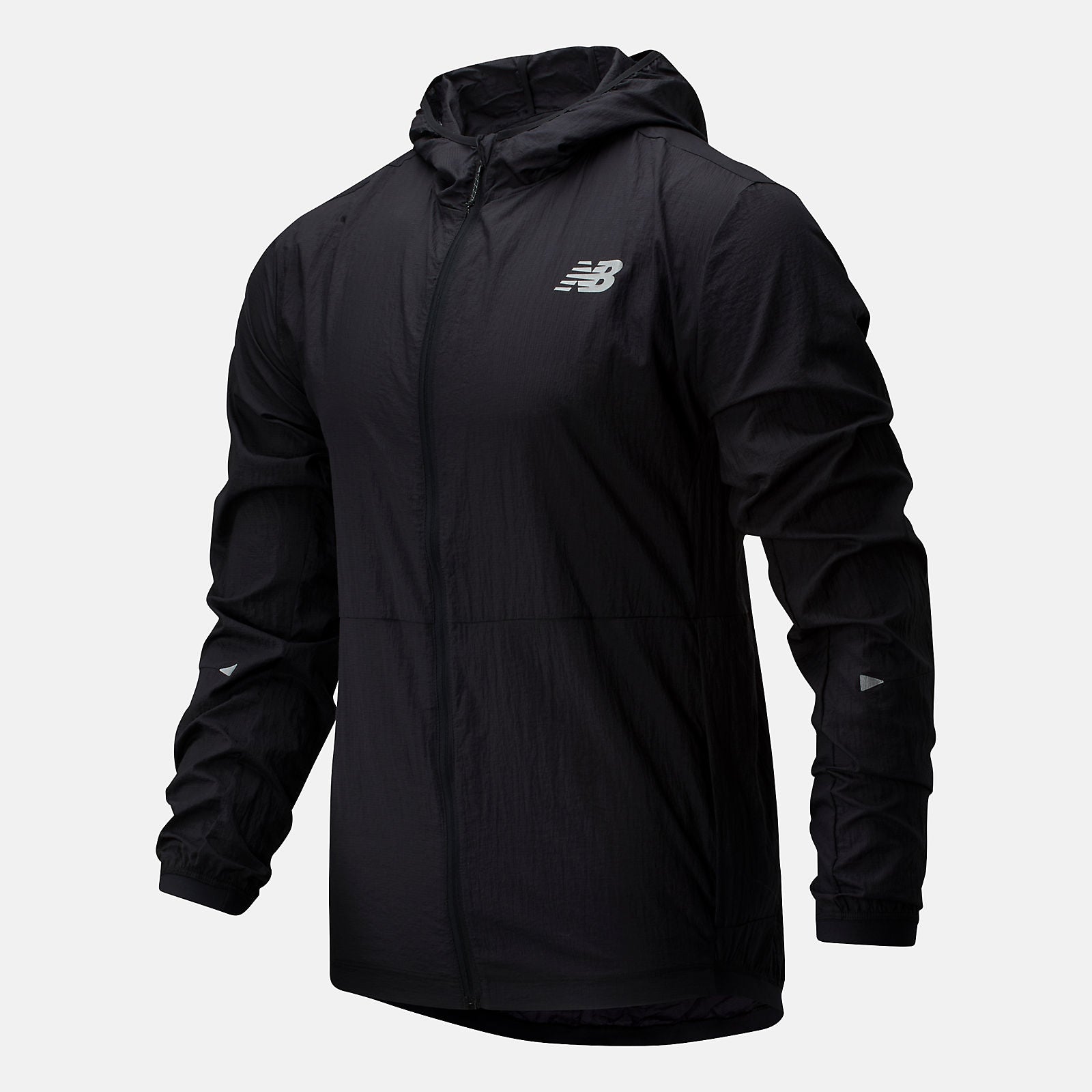 Black Impact Run Light Pack Jacket New Balance Clothing
