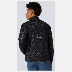 Black Reflective Accelerate Protect Jacket New Balance Clothing