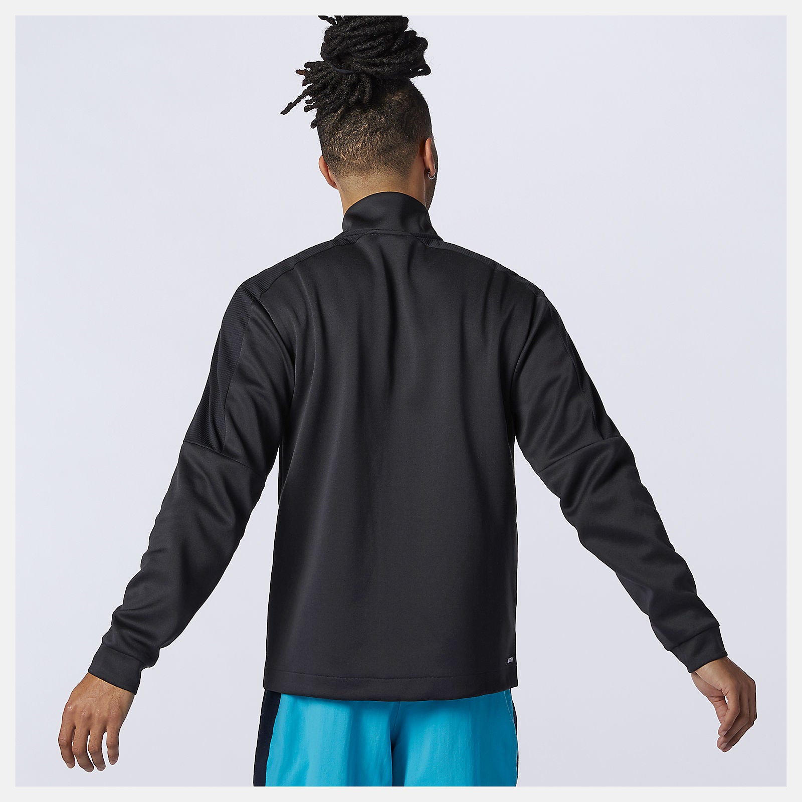 Black Tenacity Knit Jacket New Balance Clothing