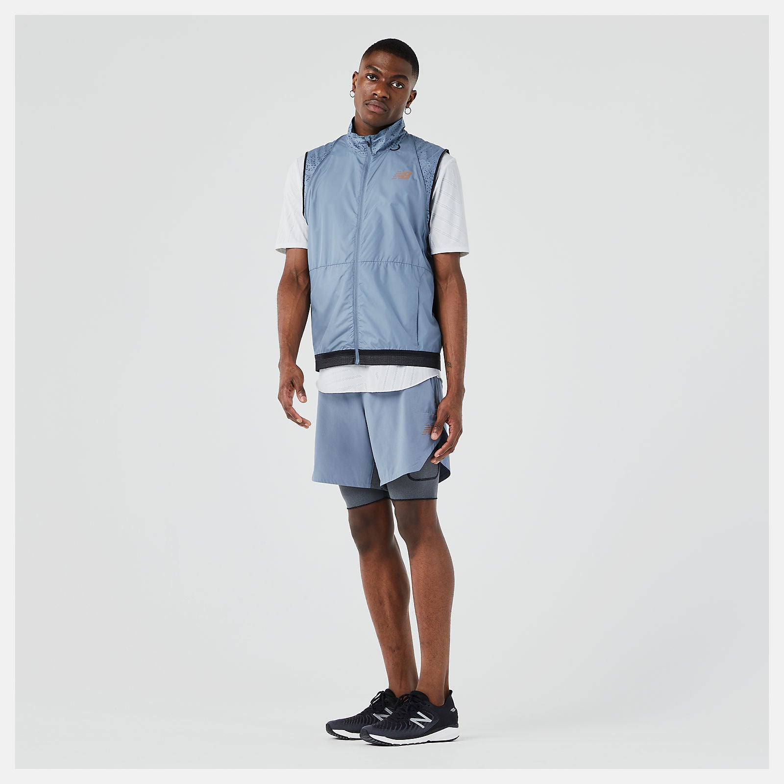 Ocean Grey PMV Portable Jacket New Balance Clothing