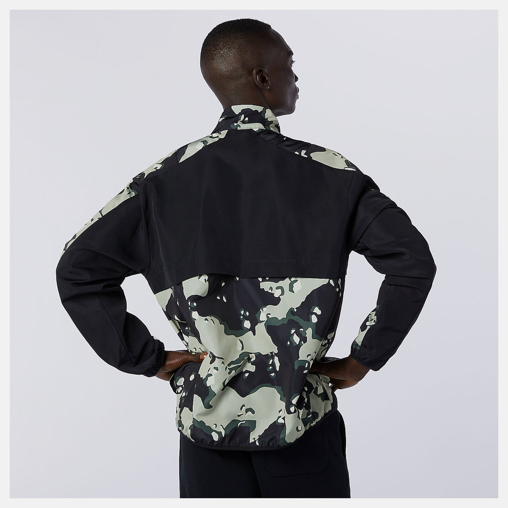 Black/Magnet NB Essentials Camo Anorak New Balance Clothing