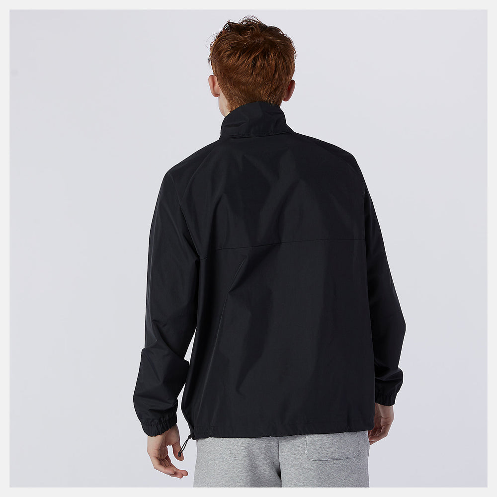 Black NB Essential Anorak New Balance Clothing