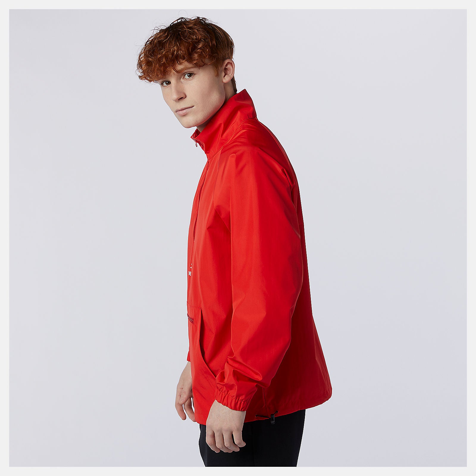 Team Red Inline NB Essential Anorak New Balance Clothing