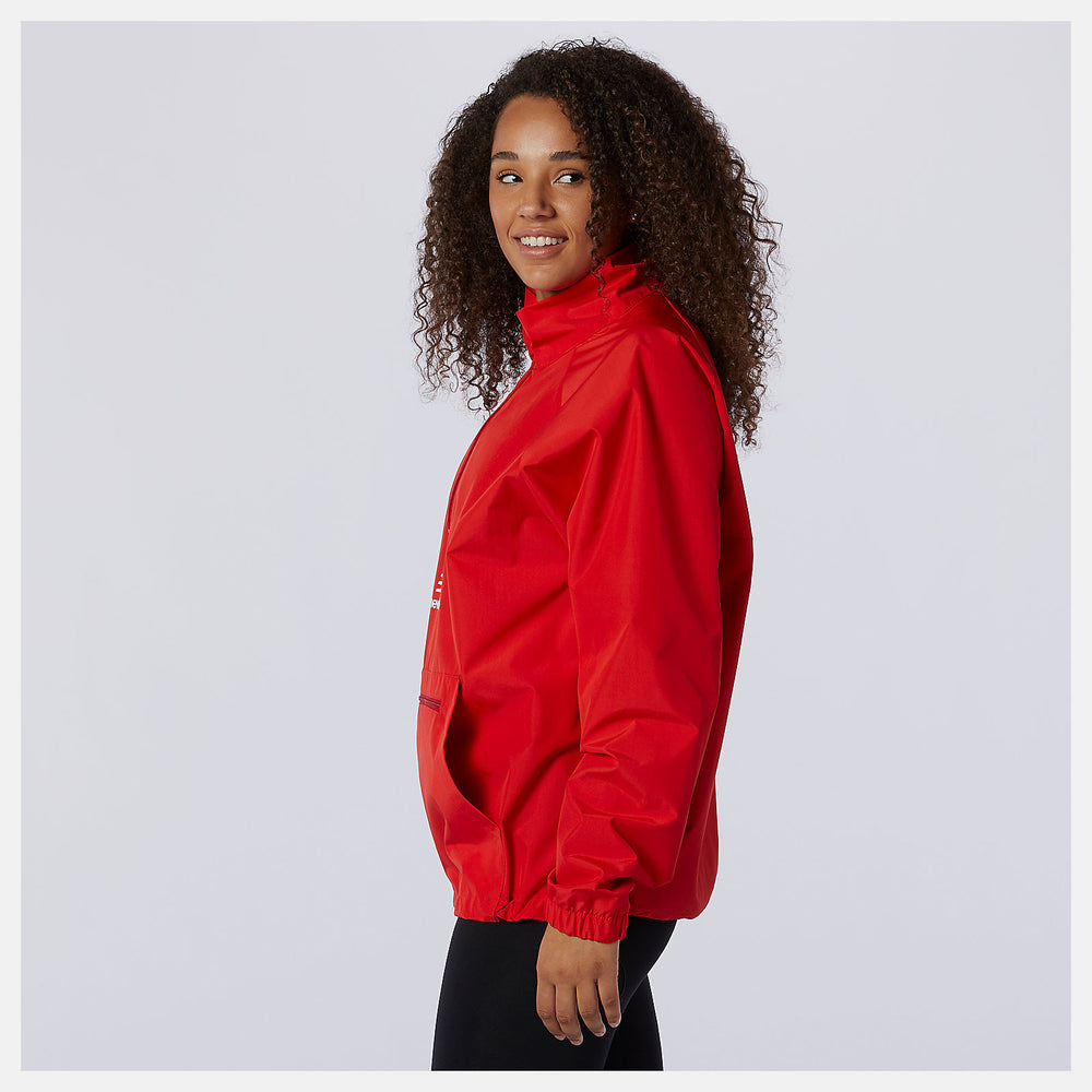 Team Red Inline NB Essential Anorak New Balance Clothing