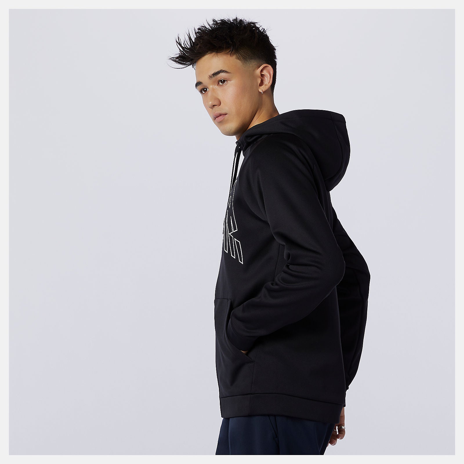 Black Tenacity Performance Fleece Full Zip New Balance Clothing