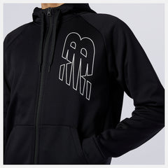 Black Tenacity Performance Fleece Full Zip New Balance Clothing