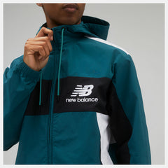 Teal NB Athletics Higher Learning Windbreaker New Balance Clothing
