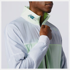 Bleached Lime Glo NB Essentials NBX Jacket New Balance Clothing
