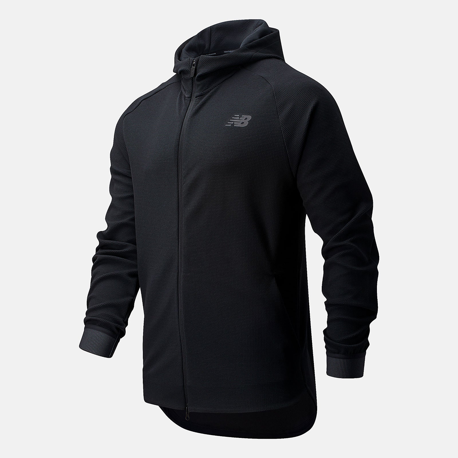 Black/White NB Basketball Finisher Full Zip New Balance Clothing