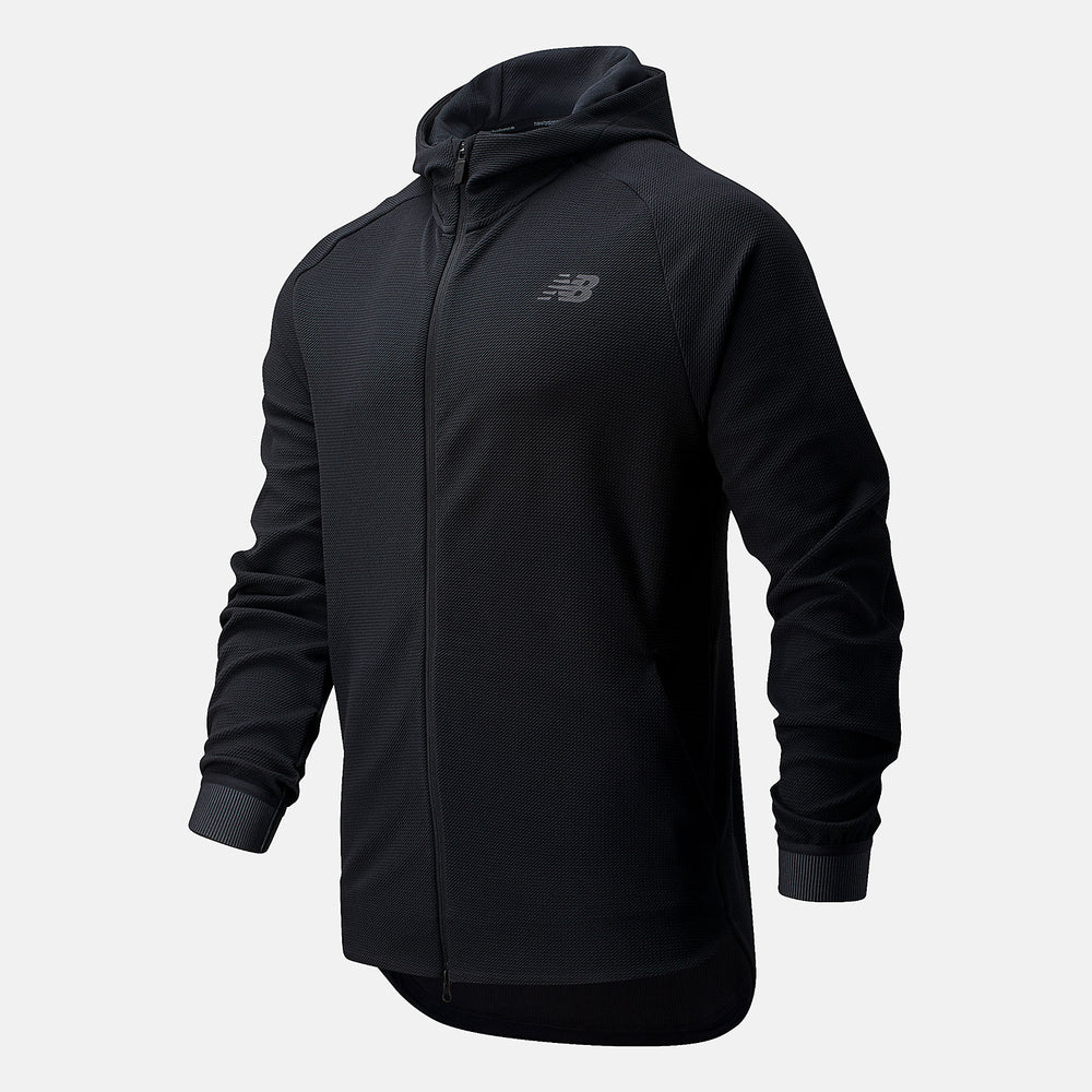 Black/White NB Basketball Finisher Full Zip New Balance Clothing
