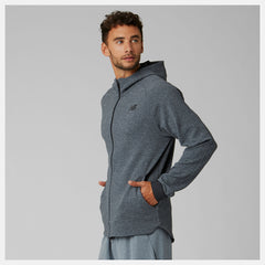 Athletic Grey/Black and White NB Basketball Finisher Full Zip New Balance Clothing
