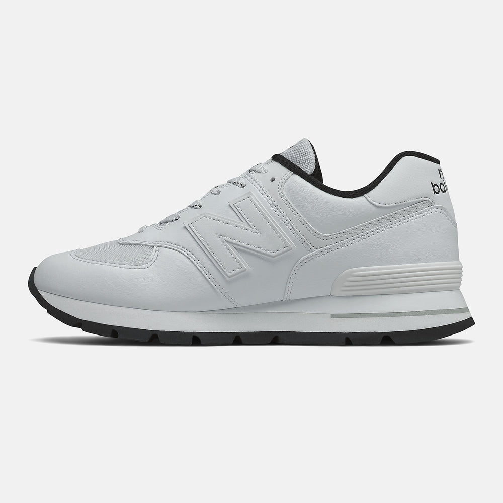 White/Black 574 Rugged New Balance Shoes