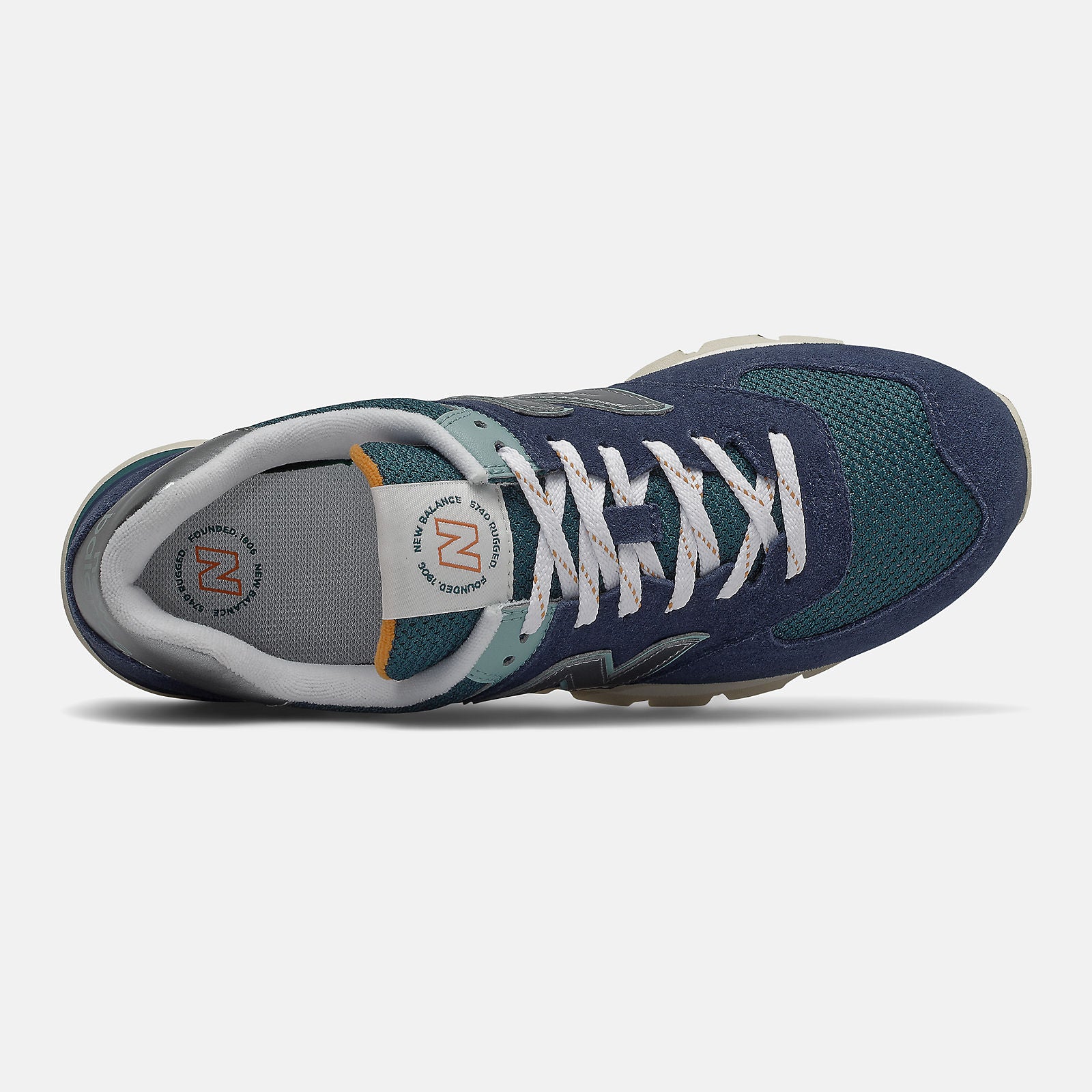 Natural Indigo/Teal 574 Rugged New Balance Shoes