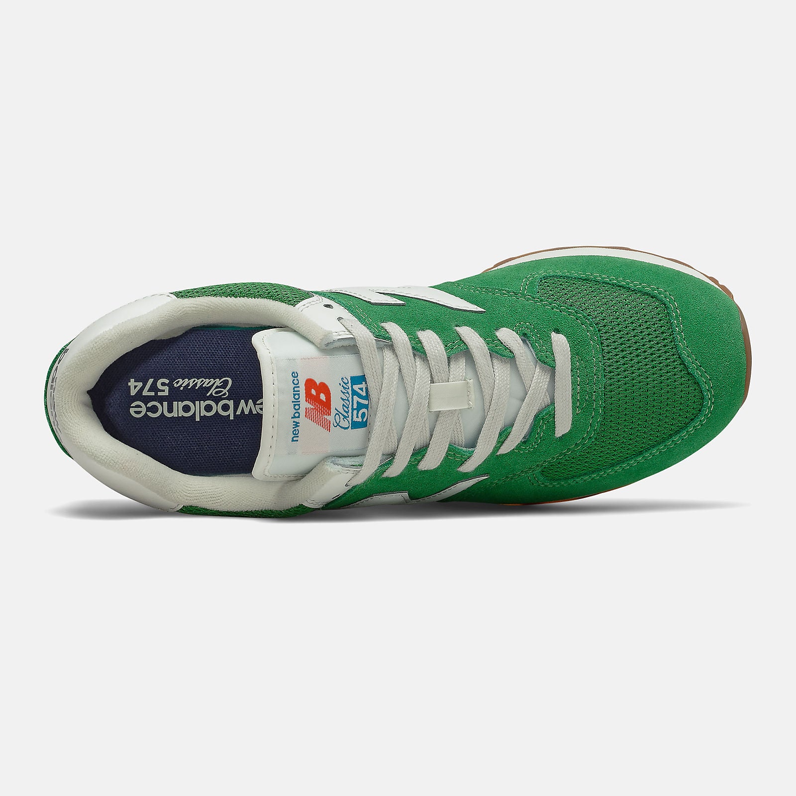 Varsity Green/Velocity Red 574 New Balance Shoes